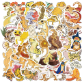 Pikkukuva 1 / 5: Söpöt keltaiset gekko-lisko-tarrat, 50 kpl vinyyli gekko-lastentarrat vesipulloille kannettavalle tietokoneelle Scrapbooking