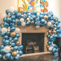 Miniatyrbild 5 av 5: Metalliska ljusblå ballonger, 100 st ljusblå metalliska ballonger i olika storlekar, paket med 18 tum, 12 tum, 10 tum, 5 tum för festdekorationer