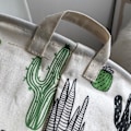 Miniatyrbild 5 av 5: Leksaksförvaringsbehållare, stor lätt hopfällbar canvas tvättkorg för förvaring av leksaker, smutsiga kläder, för sovsalar, barnrum, badrum (kaktus)