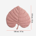 Miniatyrbilde 1 av 5: Bladformet teppe for kjæledyr, varmt og mykt 3D-bladformet teppe for kjæledyr, rosa