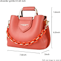 Miniatyrbillede 2 af 5: Damemode Skuldertasker Håndtasker PU Læder Top Håndtag Satchel Tote Crossbody Taske