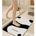 Pikkukuva 3 / 5: Liukumaton piimakivi kylpymatto, hometta hylkivä, nopeasti kuivuva panda kylpymatto, piimakivi kylpymatto, ulkosuihku, imukykyinen kumikylpymatto