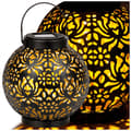 Solar lamp lantern black Svart black