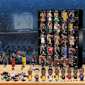 Miniatyrbillede 1 af 2: NBA Julekalender 2024 til Jul - NBA Julekalender med 24 Døre, James, Kobe, osv. Tartan Gaveæsker B