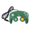 Miniatyrbilde 2 av 6: Gamecube Gamepad, 2-pakning klassisk gamepad med vibrasjonsjoystick Green