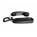 Miniatyrbilde 2 av 5: Veggtelefon med ledning, slank Trimline hotelltelefon, veggtelefonsett for hjem/bad/skole/kontor white
