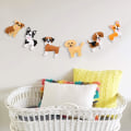 Pikkukuva 5 / 5: Puppy Craft Kit - Lasten DIY-askartelu- ja ompelusetit Koiran pehmolelu Huopa Plushie Tytöille ja pojille Koulutusaloittelijoiden ompelusetit Ompelusetit