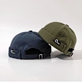 Pikkukuva 4 / 5: Lipaton hattu Beanie Skullcap Työntekijä Sailor Cap Retro Rolled Cuff Skull Caps säädettävällä（Vihreä）