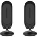 Miniatyrbilde 1 av 5: Biltelefonholder 360° justerbar dashbord Universal magnetisk telefon GPS-navigasjon Bank biltilbehør 2 stk (Farge: Svart)