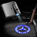 Pikkukuva 2 / 5: 2 kpl auton oven valonheitin projektori, langaton auton oven liimaprojektorin valot Led-logo projektorivalot varjohaamuvalo tervetuloa kohteliaisuusvalot