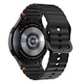 Miniatyrbild 1 av 8: SimpleThings Sport Silikonarmband utan mellanrum för Samsung Galaxy Watch 7/6/5/4 Black Watch7/FE/6/5/5Pro/4