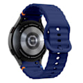 Miniatyrbild 1 av 8: SimpleThings Sport Silikonarmband utan mellanrum för Samsung Galaxy Watch 7/6/5/4 Midnight Blue Watch7/FE/6/5/5Pro/4