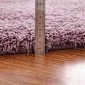 Miniatyrbillede 4 af 5: Shaggy skridsikker tæppe, soveværelse stue skridsikker tæppe, moderne tæppe til stue soveværelse (grøn, 50 * 80 cm)