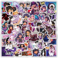 Miniatyrbilde 1 av 5: Anime-spill fra Aphmau, 60 stk. søte tegneserieklistremerker for trendy vinyl, vanntette klistremerker for vannflaske, journal, skateboard, reiseetui, telefon, gitar
