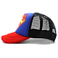 Miniatyrbilde 4 av 5: Barn Gutter Jenter Batman Mesh Snapback Baseball Caps Sommer Utendørs Pustende Justerbar Sports Solhatt Model D black 48-52cm