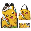 2025 Latest Model Pokémon Backpack Set Includes a School Bag, Lunch Bag, and Pencil Case 3