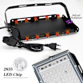 Miniatyrbillede 4 af 10: LED Sort Lys Floodlight, 100W UV Sort Lys Lampe med Stik, 96 Sort Lys LED'er med Afbryder, IP65 Vandafvisende UV Floodlight Forlygte [Energiklasse A] 100W