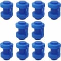 10-pack Trampoline Pole Caps, Durable Trampoline Enclosure Pole Caps, Thick Trampoline Cap for Net Hook Trampoline Power Supply (Blue)