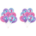 Miniatyrbillede 3 af 5: Gymnastik Balloner, Gymnastik Pige Latex Balloner til Dansespil Sports Temafest Baby Shower Fødselsdagsfest Pink Teal Lilla