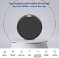 Miniatyrbillede 2 af 5: ITAG GPS-tracker, nøgle- og genstandsfinder, seneste 2025 bærbare anti-tab Bluetooth-tag til iOS/Android. Black