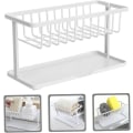 Miniatyrbilde 3 av 5: Svamp dreneringsstativ vask dreneringsstativ bad svamp holder dreneringsstativ kjøkken oppvaskbørste holder kjøkkenhåndkle arrangør svamp holder oppvaskholder holder