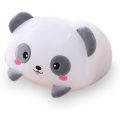 Miniatyrbillede 1 af 5: 8 tommer sød panda plys bamse fyldt squishy dyr cylindrisk krop pude, super blødt tegneserie kram legetøj gaver til sengetøj, børn sovende kawaii pude