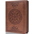 Miniatyrbillede 1 af 5: Læder Vintage Journal til Mænd Blødt Omslag 256 Linjerede Sider Notebook 180 Lay Flat til Skrivning Rejsedagbog, 5,7'' x 8,3'', Brun