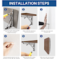 Miniatyrbilde 5 av 5: Folding Bracket 30cm,Folding Console Bracket,Folding Shelf Brackets Load