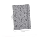 Miniatyrbild 5 av 5: Operitacx Business Notebook Business Notebook Skrivblock Dagbok Notebook Pu Notebook Pu Block Dagbok Block Anteckningsblock Grå Journal A5