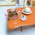 Miniatyrbild 3 av 5: Dockhus Vattenkokare Dekorativ Liten Vacker Miniatyr Keramisk Tekanna Dockhus Tillbehör Rosa