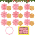 Miniatyrbillede 1 af 5: Julekageform, 9 stk. 3D kageform, julekageform, plastik kageform, kiks juleform,B