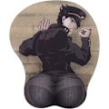 Miniatyrbillede 1 af 4: Joseph Joestar PP Anime 3D Musemåtte med blødt håndledsstøtte Gaming 3D Musemåtter 2Way Skin (MP-Joestar PP)