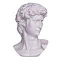 Miniatyrbillede 1 af 3: Marmor buste skulptur Michelangelo David Statue Hoved Klassisk Romersk Græsk 15cm white 15 cm