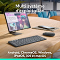 Miniatyrbild 5 av 6: Tangentbord för Logitech KEYS-TO-GO 2 surfplatta, UNIVERSAL BLUETOOTH TANGENTBORD - Grafit