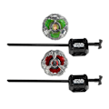 Miniatyrbild 2 av 4: Beyblade X och Star Wars, Collab Luke Skywalker 4-80B vs. Darth Vader 4-60B, multipack