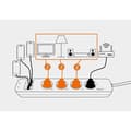 Miniatyrbild 5 av 6: Ansluten grenuttag - SmartPlug Strip - SCS SENTINEL