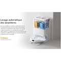Miniatyrbild 5 av 6: Roborock QRevo Plus Vit robotdammsugare med multifunktionsstation - 7000 Pa effekt - Utdragbar mopp