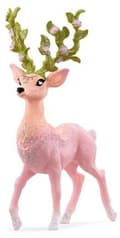Pink Magic Deer Figurine, Schleich 13996 Bayala, För barn i åldern 5 år