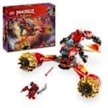 Miniatyrbild 1 av 6: LEGO NINJAGO 71830 Kai's Robot Storm Bike - Byggleksak för pojkar