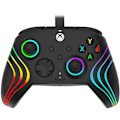 Miniatyrbild 3 av 6: Gamepad - PDP - Afterglow Wave - Kabelansluten - Svart - Anpassningsbar LED-belysning