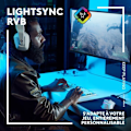 Miniatyrbild 5 av 6: Logitech - G502 X Plus Lightspeed Mouse Gaming RVB Wireless - LightFor Hybrid -knappar, Gaming Hero 25K - White Sensor