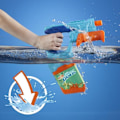 Miniatyrbild 4 av 6: Nerf Dunk-Fill, 2-pack Water Blasters, Easy Instant Fill tankar, vattenleksaker, Super Soaker, Ages 6 och uppåt