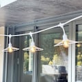 Miniatyrbild 2 av 6: Utomhusljusgirland - LUMISKY - CHIC WHITE LIGHT - 6 m - 10 glödlampor - E27 - varmvit LED