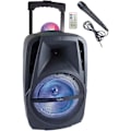 Miniatyrbild 1 av 6: INOVALLEY KA116BOWL - 450W Bluetooth -ljushögtalare - Karaoke -funktion - Flerfärgad LED -kalejdoskopkula - USB -port