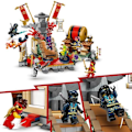Miniatyrbild 3 av 6: LEGO NINJAGO 71818 Tournament Battle Arena - Ninja Action Toy för barn