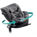 Miniatyrbild 2 av 6: Bilbarnstol - BABYAUTO - SCUDDA GREY DOBBY - Från födsel till 12 år - 0-36 kg - I-Size - ISOFIX - 360° vridbar - ECE R129
