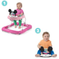 Miniatyrbild 1 av 6: DISNEY BABY 2-i-1 Expanderbar Vikbar Flicka Walker - Mimmi - Med Inbyggd Avtagbar Utvecklingsleksak, Musik, Justerbar Höjd