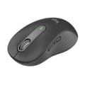 Logitech Signature M650 L trådlös mus - Tyst stor storlek, Bluetooth, programmerbara knappar - grafit