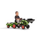 Miniatyrbild 2 av 4: CLAAS Arion 410 grävlastare med släp