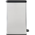Miniatyrbild 5 av 6: Smal papperskorg - SLIM BIN - CURVER - 40L - Platsbesparande - 40 x 25 x 61 cm - Metallic grå